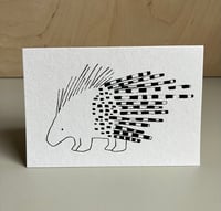 Image 3 of Porcupine card