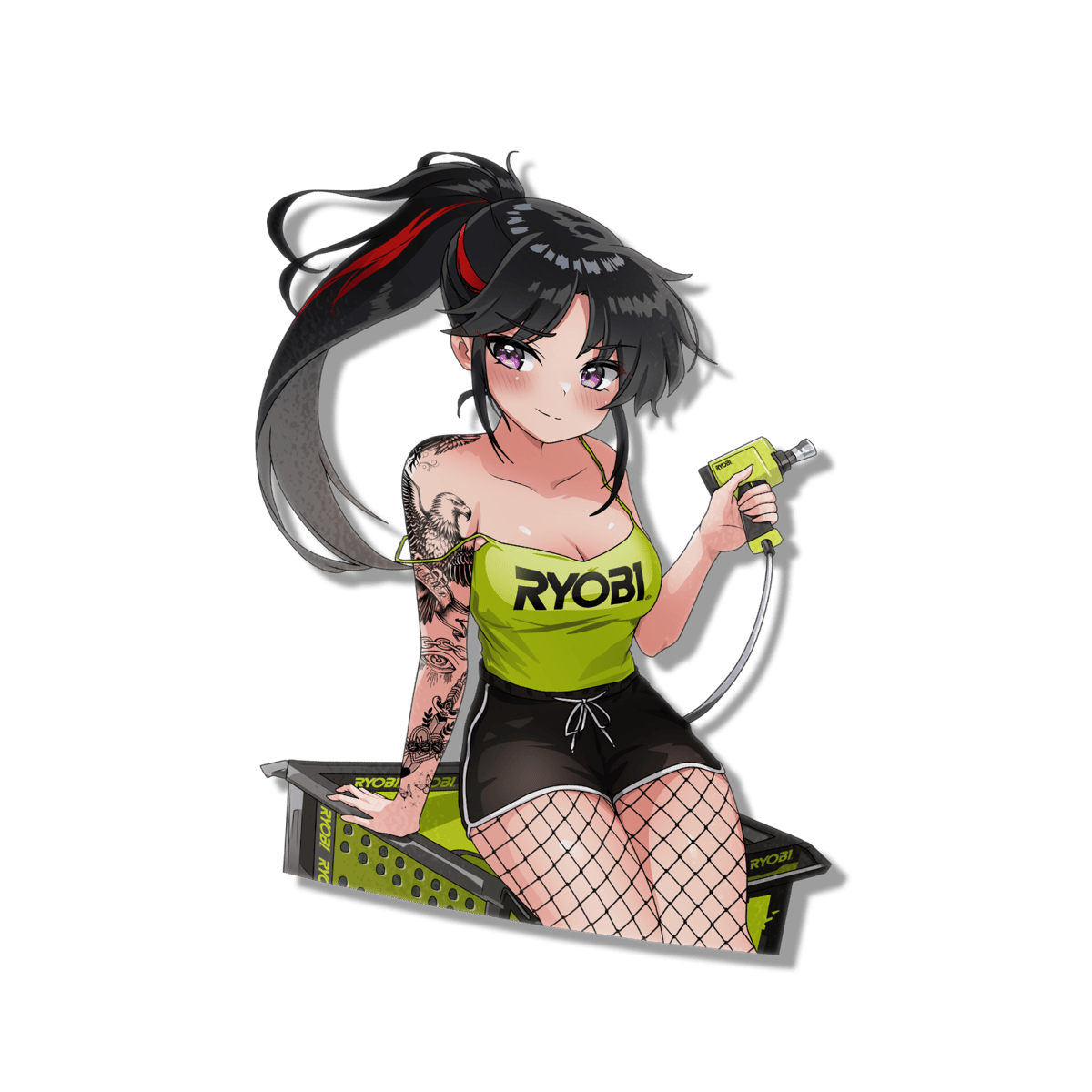Image of Ryobi-Chan Sticker
