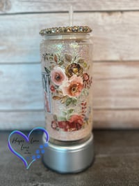 Image 3 of 16oz Country Mama Glass Snow Globe Tumbler