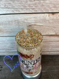 Image 4 of 16oz Country Mama Glass Snow Globe Tumbler