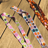 Image 1 of Lanière en nylon – 1,5 x 90 cm -Choisis 1 des 3 designs