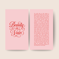 Beauty is Vain Gospel Tracts