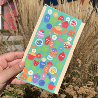 Image 1 of Feuille d’autocollants en vinyle (NON-RÉSISTANT À L’EAU) - Pikmin