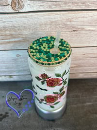 Image 6 of Beetlejuice Vibes! 16oz Glass Snow Globe Tumbler