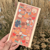 Image 1 of Feuille d’autocollants en vinyle (NON-RÉSISTANT À L’EAU) - Autumne