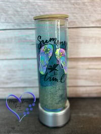 Image 2 of 25oz Summer Time Beach Sand Glass Tumbler 