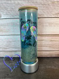 Image 4 of 25oz Summer Time Beach Sand Glass Tumbler 