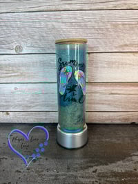 Image 5 of 25oz Summer Time Beach Sand Glass Tumbler 