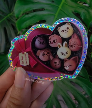 SKZOO Chocolate Box Glitter Sticker