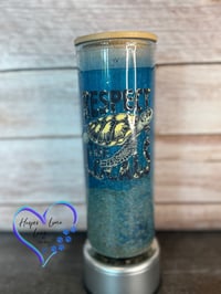 Image 1 of 25oz Respect the Locals Beach Sand Glass Tumbler 