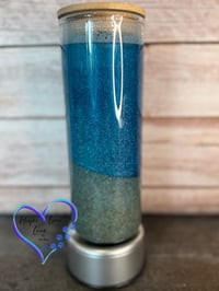 Image 5 of 25oz Respect the Locals Beach Sand Glass Tumbler 