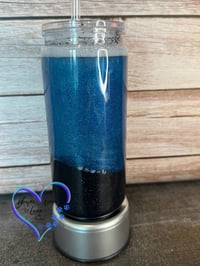 Image 5 of 20oz Coastal Cowgirl Beach Sand Acrylic Tumbler 