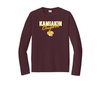Kamiakin Cougar Long Sleeve Poly Pro Maroon