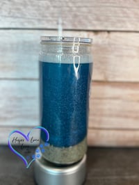 Image 4 of 20oz Summer Vibes Beach Sand Acrylic Tumbler 