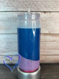Image 7 of 20oz Mermaid Beach Sand Acrylic Tumbler 