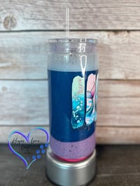 Image 3 of 20oz Mermaid Beach Sand Acrylic Tumbler 
