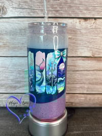 Image 1 of 20oz Mermaid Beach Sand Acrylic Tumbler 