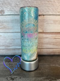 Image 1 of 20oz Sunrise, Sunburn, Sunset Repeat Beach Tumbler