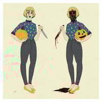 turn that frown upside down 8x8 print