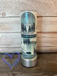 Image 1 of 20oz Life is Short Adventure More Glow in the dark Tumbler
