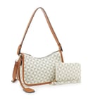 2-in-1 Monogrammed Medium Shoulder/ Cross-Body Set