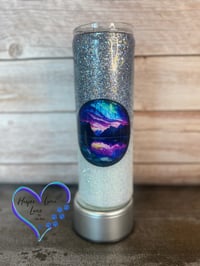 Image 8 of 20oz Mountain Northern Lights Tumbler
