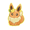 [Preorder] Flower Eevee Sticker