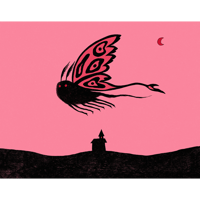 Mothman at Night Print