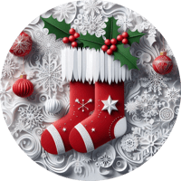 Image 3 of Christmas Ornaments- White backgrounds