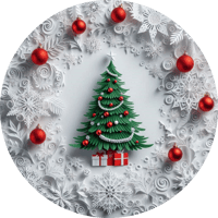 Image 5 of Christmas Ornaments- White backgrounds