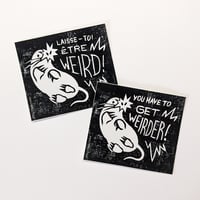 Image 1 of weird | sticker