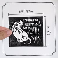 Image 2 of weird | sticker