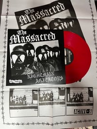 MASSACRED “NIGHTMARE AGITATORS” LP RED VINYL