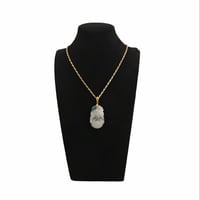 Image 6 of Ox Chinese Zodiac Moss In Snow Jade Pendant