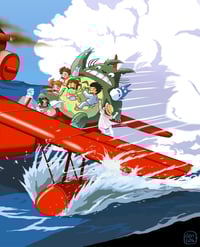 Image 3 of Impresión Ghibli fanart / Print Ghibli fan art