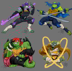 Image of PRE-ORDER 3in Future PeePaw Turtles