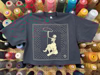 Image 1 of Black Diamond Oversize Crop Top