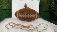 Image 2 of Bling Football Clutch