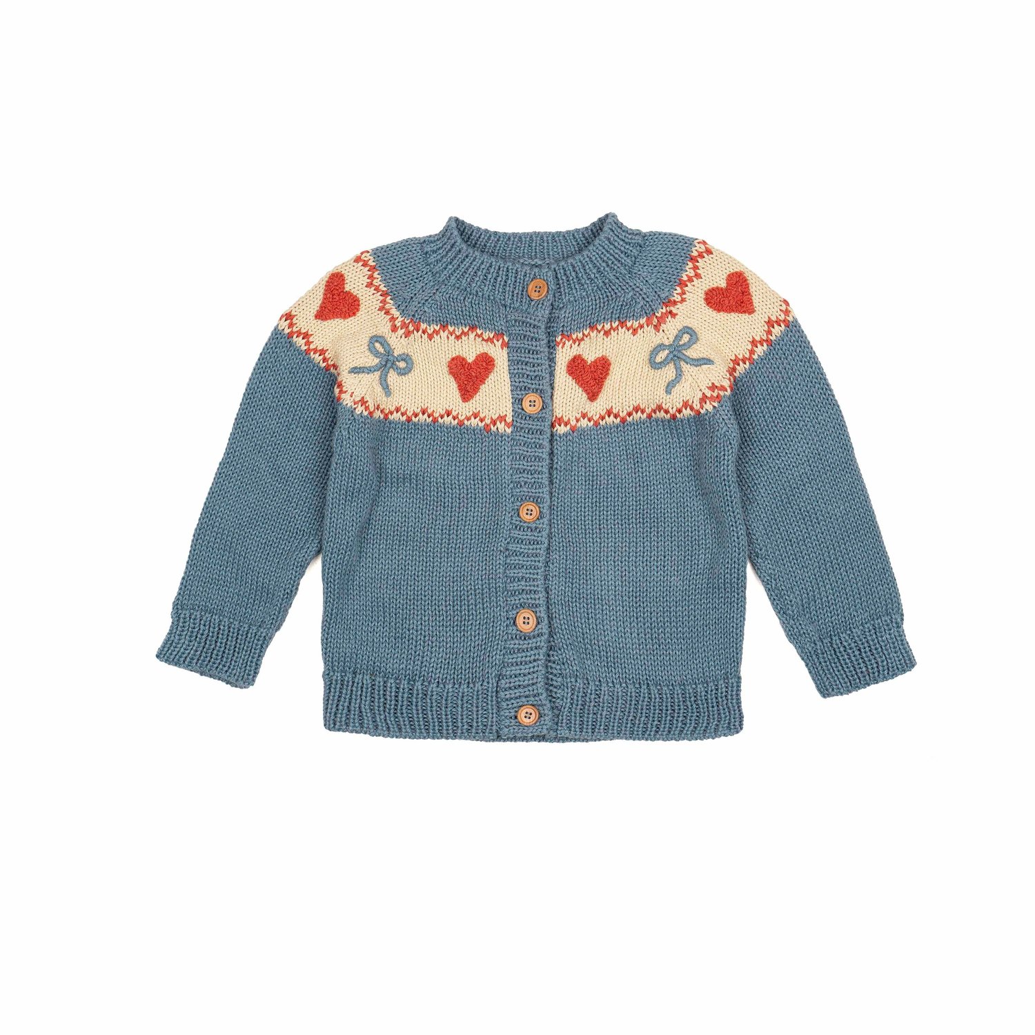 Image of Sweetheart Cardigan - Teal Blue