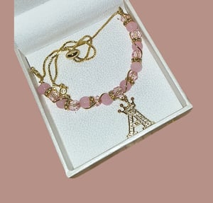 Image of 👑 Crown Initial Bracelet
