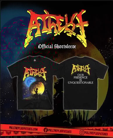 Pre Order Atheist - Unquestionable Presence- T-shirt and Long Sleeves 