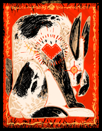 Hare Hearted - Print