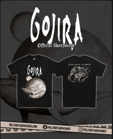 Pre Order Gojira - From Mars To Sirius - T-shirt and Long Sleeves 