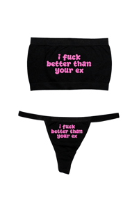 Image 2 of BETTER THAN YOUR EX TUBE TOP SET