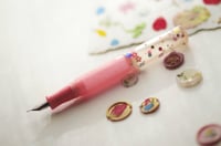 Image 1 of Retro 70s Floral Confetti - Pocket Fountain Pen