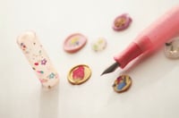 Image 4 of Retro 70s Floral Confetti - Pocket Fountain Pen