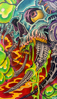 “Radioactve Death” original painting