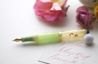 Image 3 of Lemon Flower, Navy, Lime - Pocket Fountain Pen