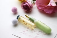 Image 1 of Lemon Flower, Navy, Lime - Pocket Fountain Pen