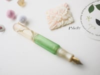 Image 2 of Green & Baby Pink - Pocket Fountain Pen 